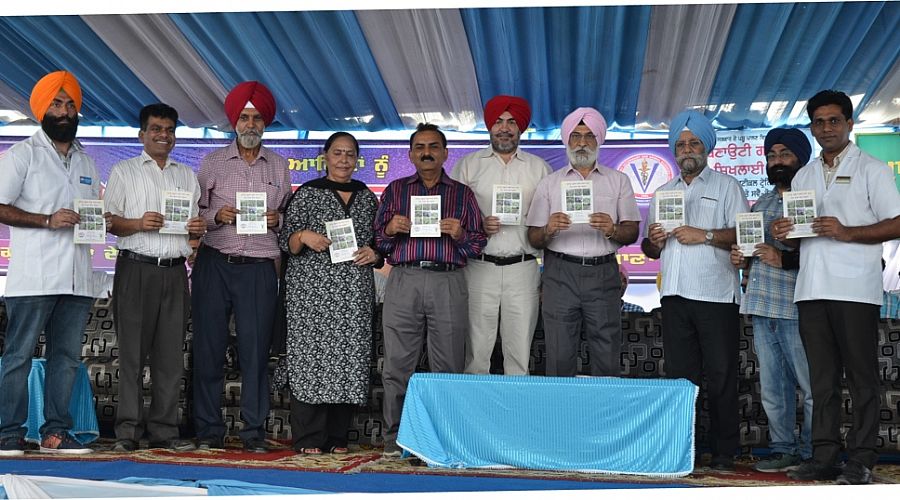 Dr. A. S. Nanda, Vice Chancellor, GADVASU and other officials released the book on 23rd Sept.,2017